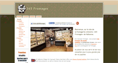 Desktop Screenshot of 365fromages.com