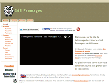 Tablet Screenshot of 365fromages.com